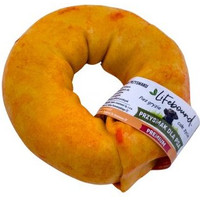 Produktbild von Lifebound Kauknochen aus Kalbsleder, kleiner Ring - 10 x 8,9 cm