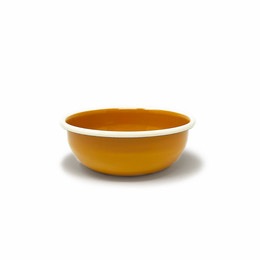 Produktbild von Lill`s Dog Futternapf aus Emaille Senfgelb S - 0,6 l