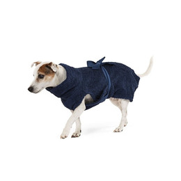 Produktbild von Lill`s Hundebademantel aus Bio-Baumwolle Dunkelblau 3XL
