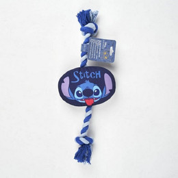 Produktbild von Lilo & Stitch Kauspielzeug Hundespielzeug Quietschplüsch mit Zerrseil