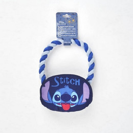 Produktbild von Lilo & Stitch Kauspielzeug Hundespielzeug Quietschplüsch mit Zerrseil