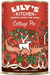 Produktbild von Lily's Kitchen Rindfleischpastete Cottage Pie - 6 x 400 g
