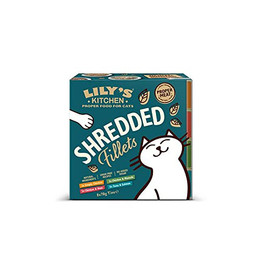 Produktbild von Lily's Kitchen Shredded Fillets Nassfutter Katze - 8 x 70 g