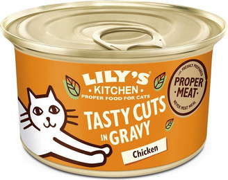 Produktbild von Lily's Kitchen Tasty Cuts in Sauce Huhn Katzenfutter - 24 x 85 g