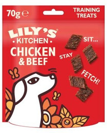 Produktbild von LILY'S KITCHEN Trainingssnacks für Hunde Huhn & Rind - 70 g