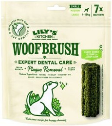 Produktbild von Lily's Kitchen Woofbrush Zahnpflege-Kausnack für ausgewachsene Hunde - 7 x 22 g