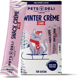 Produktbild von Limited Akzeptanz Creme Snack Gans für Katzen - 6 x 15g / 8er Pack