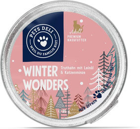 Produktbild von Limited Winter Wonders Nassfutter Pure Meat Truthahn mit Leinöl für Katzen - 12 x 85 g