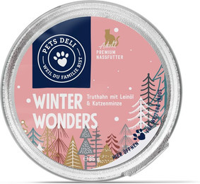 Produktbild von Limited Winter Wonders Nassfutter Pure Meat Truthahn mit Leinöl für Katzen - 85 g