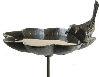 Produktbild von Linoows Nostalgie Vogeltränke mit Erdspieß aus Gusseisen