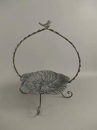 Produktbild von Linoows Retro Vogeltränke aus Eisen mit Vögelchen