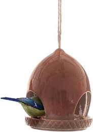 Produktbild von Linoows Vogeltränke Futterstation Eichel aus Keramik