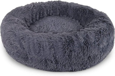 Produktbild von lionto Donutbett für Hunde und Katzen rund aus Plüsch - 1 Stk.