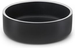 lionto Futternapf aus Edelstahl, rutschfest, schwarz, 825 ml - 825 ml – Bild 1 von 5