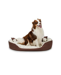 Produktbild von lionto Hundebett 4-in-1 mit Wendekissen aus robustem Oxford