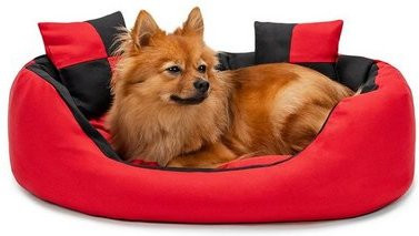 Produktbild von lionto Hundebett 4-in-1 mit Wendekissen aus robustem Oxford