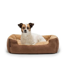 Produktbild von lionto Hundebett mit Wendekissen und rutschfester Unterseite