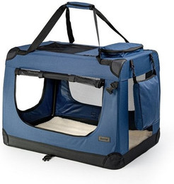 Produktbild von lionto Hundetransportbox faltbar für Hunde und Katzen