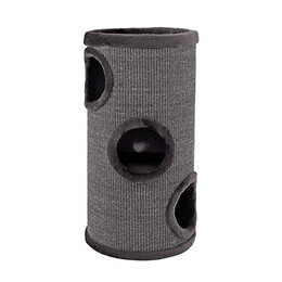 Produktbild von lionto Kratztonne aus Sisal mit Spielball und Plüschrand