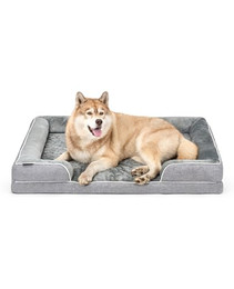 Produktbild von lionto orthopädisches Hundebett mit erhöhtem Rand