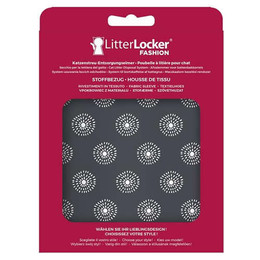 Produktbild von LitterLocker Fashion Stoff-Bezug Flowers Grey
