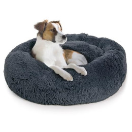 Produktbild von LITTLE LORD Hundebett Ceddie rund dunkelgrau