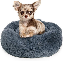 Produktbild von LITTLE LORD Hundebett Ceddie rund dunkelgrau