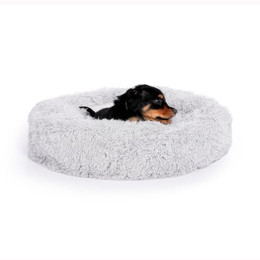 Produktbild von LITTLE LORD Hundebett Ceddie rund hellgrau