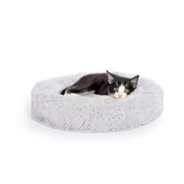 Produktbild von LITTLE LORD Katzenbett Ceddie rund hellgrau