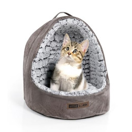 Produktbild von LITTLE LORD Katzenbett Shelly Schlafhöhle Taupe