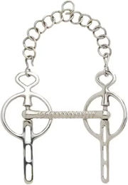 Produktbild von Liverpoolszügel für Pferde mit 3 Schlitzen, gerade Mundstück Sefton SS Slot