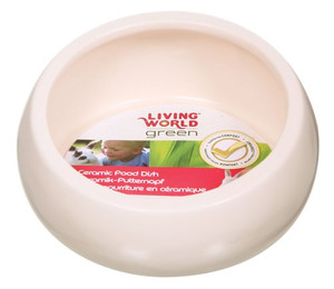 Produktbild von Living World Green Ergo Keramiknapf für Nager groß elfenbein - 420 ml