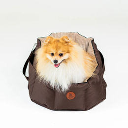 Produktbild von LokiLux Autositz für Hunde und Katzen Bella Braun