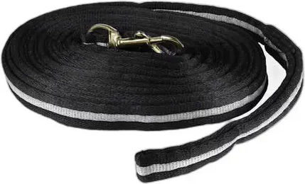 Produktbild von Longe aus weichem Textil und mit Zwinge Horze