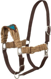 Produktbild von Longe für Pferde aus Leder mit Schnurdekoration Pool's