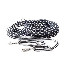 Longierhilfe anthrazit-weiß-marine – Bild 1 von 2