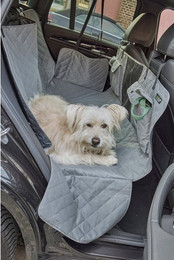 Produktbild von LOOPdogs Tier-Autoschondecke NIMM MICH MIT Hundematte für Auto-Rückbank
