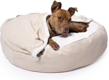 Produktbild von Lous Hundematratze Anti-Stress Hundebett mit abnehmbarer Kuscheldecke