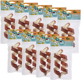 Lov&Ed Curls Ente, 9x 2 Stück, Gedrehte Kauknochen für Hunde, Ergänzungsfuttermittel für: Hund – Bild 1 von 2