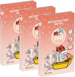 Lov&Ed Katzentoilette Katzentoilettenbeutel, 3x 10 Stück Beutel für Katzentoiletten – Bild 1 von 2