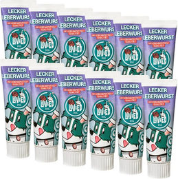 Lov&Ed Lecker Leberwurst für Hunde, 12x 75g, Lebensmittelqualität, 900g – Bild 1 von 2