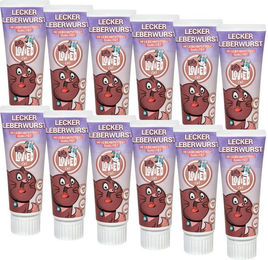 Produktbild von Lov&Ed Lecker Leberwurst für Katzen, 12x 75g, Lebensmittelqualität, 900g