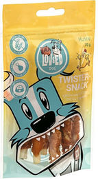Produktbild von Lov&Ed Twister-Snack Huhn, 70g, Kau-Leckerli für Hunde, 70g