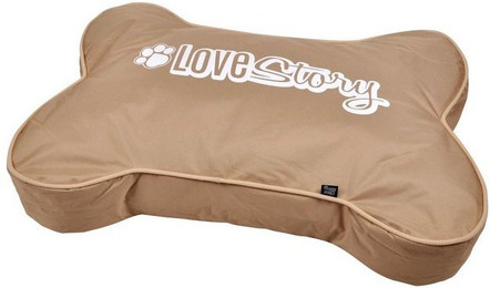 Produktbild von Love Story Hundekissen Knochenform 100x70x15 cm