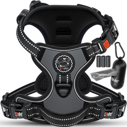 Produktbild von Lovpet Hunde-Geschirr, ohne Zug & würgen für Hunde & Welpen atmungsaktiv & weich