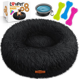Produktbild von Lovpet® Hundebett Hundekissen Katzenbett Bagel - 80 cm