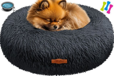 Produktbild von Lovpet Hundebett Hundekissen Katzenbett Bagel - 100 cm