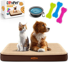 Produktbild von Lovpet® Hundebett orthopädisches Hundekissen Hundekorb Cookie
