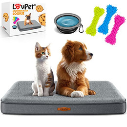 Produktbild von Lovpet® Hundebett orthopädisches Hundekissen Hundekorb Cookie