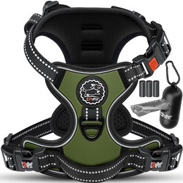 Produktbild von LOVPET Hundegeschirr ohne Zug & Würgen für kleine Hunde & Welpen mit Griff und Beutelrollen